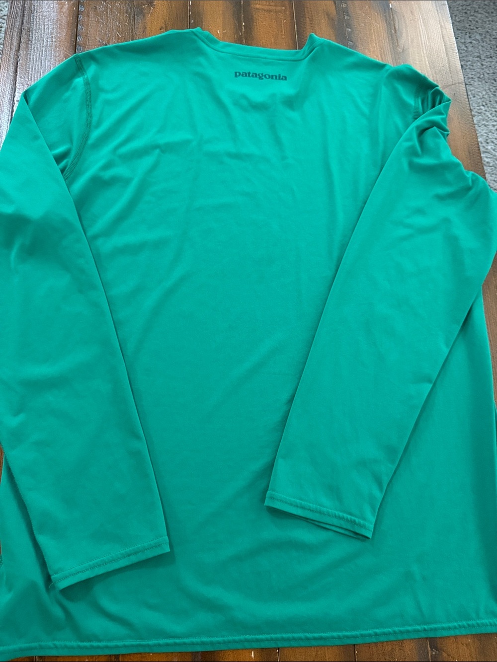 Patagonia Men's Long-Sleeve Shirt in Bright Teal